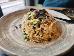 Truffle fried rice at PLANTA Queen  in Coconut Grove