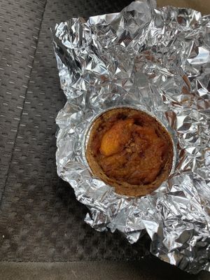 Peach pie  at Vegan Time Cafe in Stone Mountain