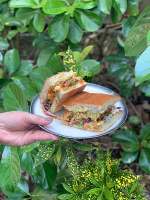 Pulled mushroom vegan special one week 🍄 at Casual Mondays in Balmain