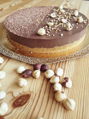 Cheesecake cioccolato e nocciole at Nativa in Rome
