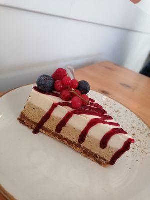 Pistachio cheesecake at Nativa in Rome