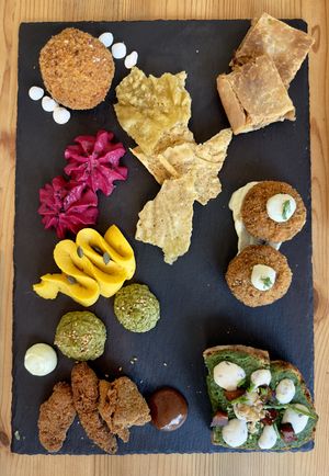 Degustazione di antipasti - Appetisers tasting  #Veganuary at Nativa in Rome