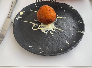 Saffron arancini   at Nativa in Rome