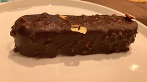 Chocolate rocher with salted caramel heart  at Nativa in Rome