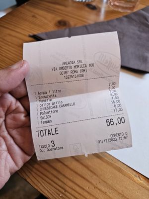 Extremely well priced  at Nativa in Rome