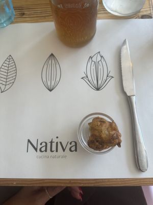 Zucchini breadd  at Nativa in Rome