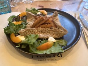 Filled buckwheat pancakees  at Nativa in Rome