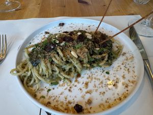 Seaweed pasta  at Nativa in Rome