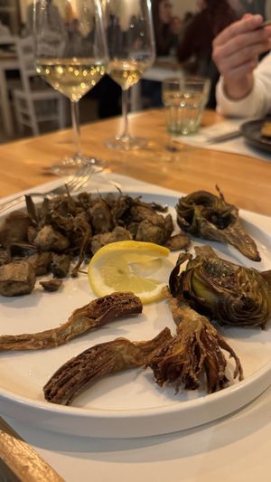 Vabbacchio ai carciofi, paradiso!  at Nativa in Rome