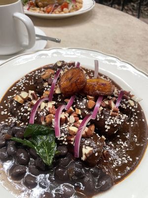 Delicious!! Can’t believe the vegan options here   at La Cabra Iluminada in San Miguel De Allende