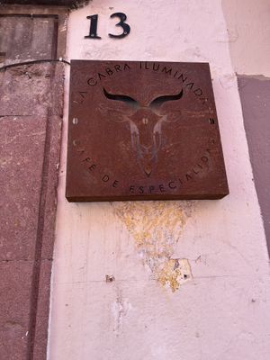 Entrance  at La Cabra Iluminada in San Miguel De Allende