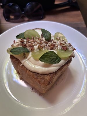 French toast  at La Cabra Iluminada in San Miguel De Allende