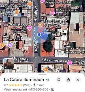   at La Cabra Iluminada in San Miguel De Allende