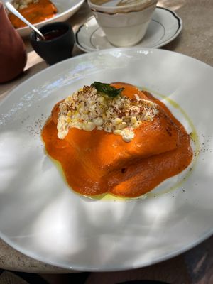 Tamal at La Cabra Iluminada in San Miguel De Allende