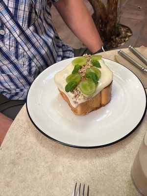 French toast 😋 at La Cabra Iluminada in San Miguel De Allende