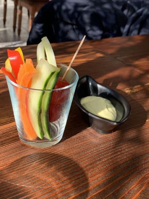 Welcome salad at Nokum Space - 공간 녹음  in Seoul