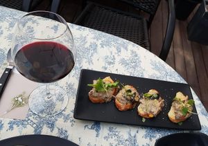 The mushroom crudités!!!! THE BEST♥️♥️♥️ at Nokum Space - 공간 녹음  in Seoul