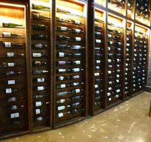 lots of wine at Nokum Space - 공간 녹음  in Seoul
