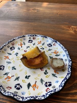 An amuse bouche of sweet potato!  at Nokum Space - 공간 녹음  in Seoul