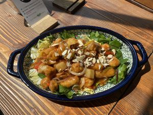 I forgot the Korean name but it was like a sweet and sour pork and it was really good!  at Nokum Space - 공간 녹음  in Seoul