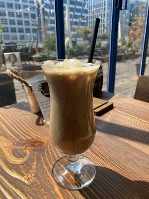 Delicious grain latte!  at Nokum Space - 공간 녹음  in Seoul