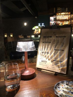 Menu and ambience  at Nokum Space - 공간 녹음  in Seoul
