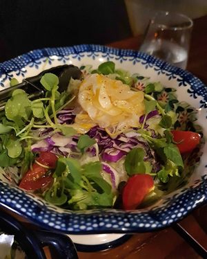 Chamoe (Korean melon) salad at Nokum Space - 공간 녹음  in Seoul