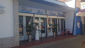 Shop front at Bell's Milk Bar in Broken Hill
