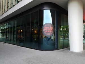 Outside at Vegan Pizza Bar in Rotterdam