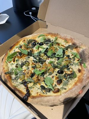 Pizza Polno  at Vegan Pizza Bar in Rotterdam