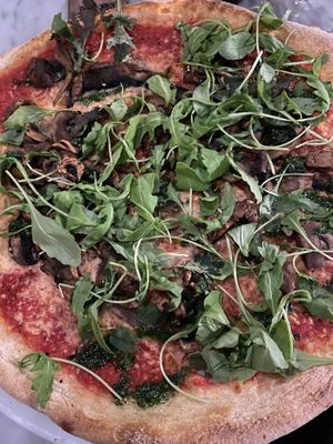 pizza funghi 😍  at Vegan Pizza Bar in Rotterdam