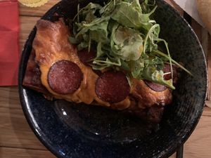 peperoni lasagna  at Vegan Pizza Bar in Rotterdam