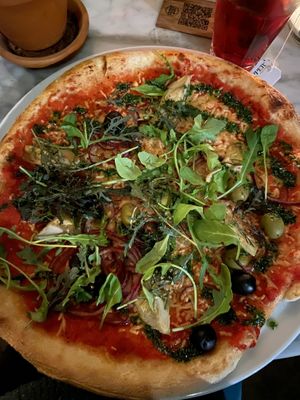   at Vegan Pizza Bar in Rotterdam