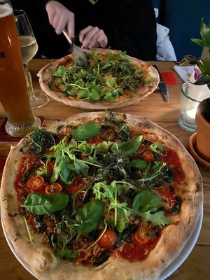 🥰😋  at Vegan Pizza Bar in Rotterdam