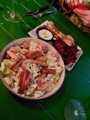 Cesar Salad at Vegan Pizza Bar in Rotterdam