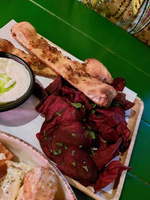 Beetroot starter 10/10 at Vegan Pizza Bar in Rotterdam