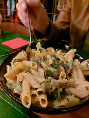Truffle Pasta at Vegan Pizza Bar in Rotterdam