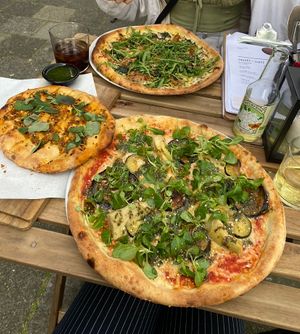 The garden pizza😍  at Vegan Pizza Bar in Rotterdam