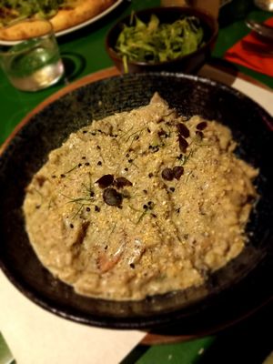 Truffle Risotto at Vegan Pizza Bar in Rotterdam