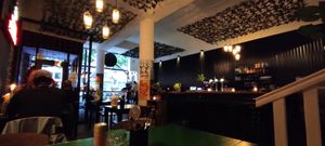 Interior at Vegan Pizza Bar in Rotterdam