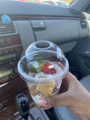 Strawberry Shortcake Jar from Karelyn’s Vegan at The Vegan Market in Orlando