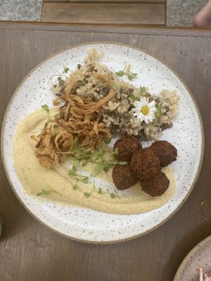 Falafel at Annapoorna in Rio De Janeiro