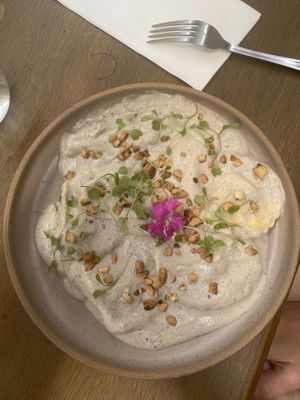 Mushroom ravioli at Annapoorna in Rio De Janeiro