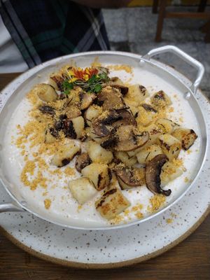Gnocchi de cogumelos at Annapoorna in Rio De Janeiro