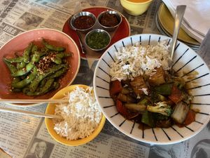 Hawker’s Delight and Edamame 🌱 at Hawkers in Orlando