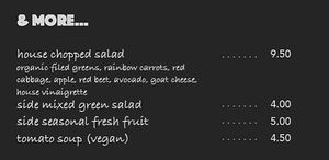 The Tomato Soup is the only labeled vegan item on the food menu so far.  at The Press in Livermore