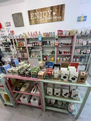 Inside  at Som Vegans in Barcelona