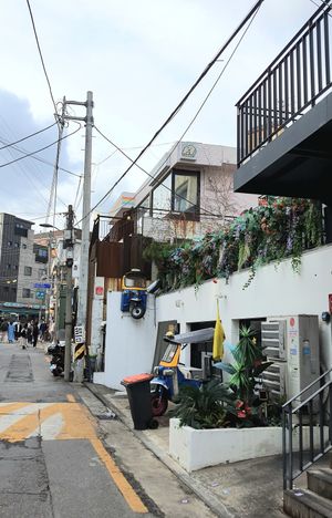 exterior of location - top floor of building at High House in Seoul