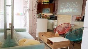 interior of location - view towards the counter at High House in Seoul