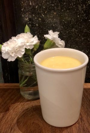 Horchata de semillas de melón  at Ojo de Maíz in Mexico City